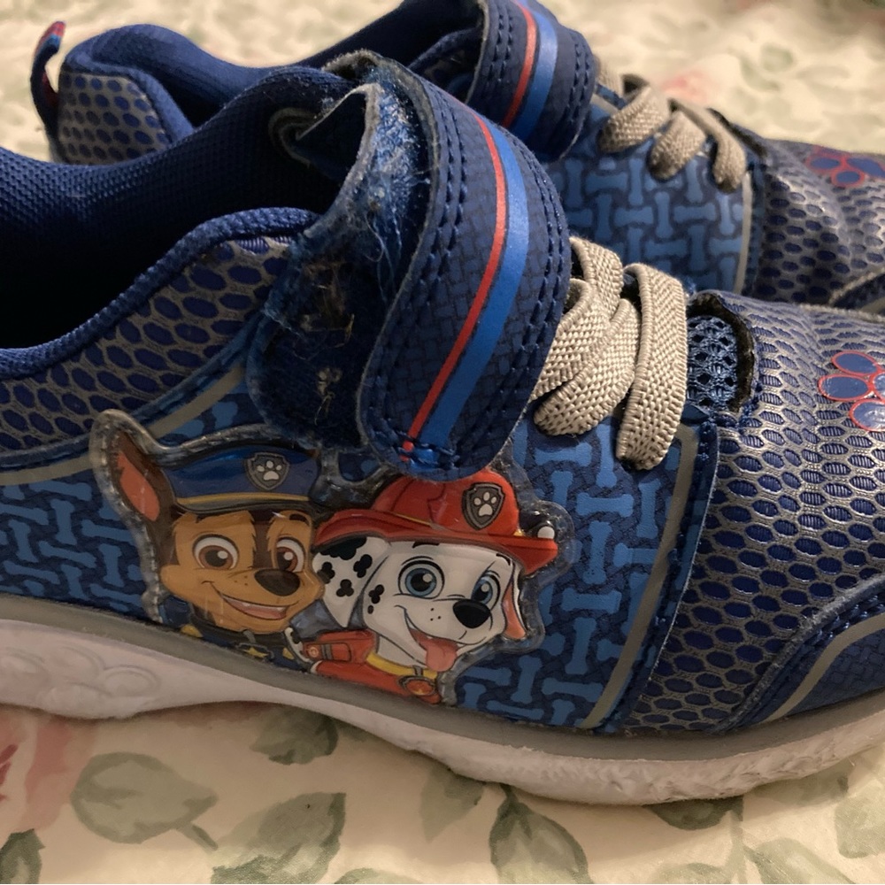 Paw patrol toddler size 11 sneakers.